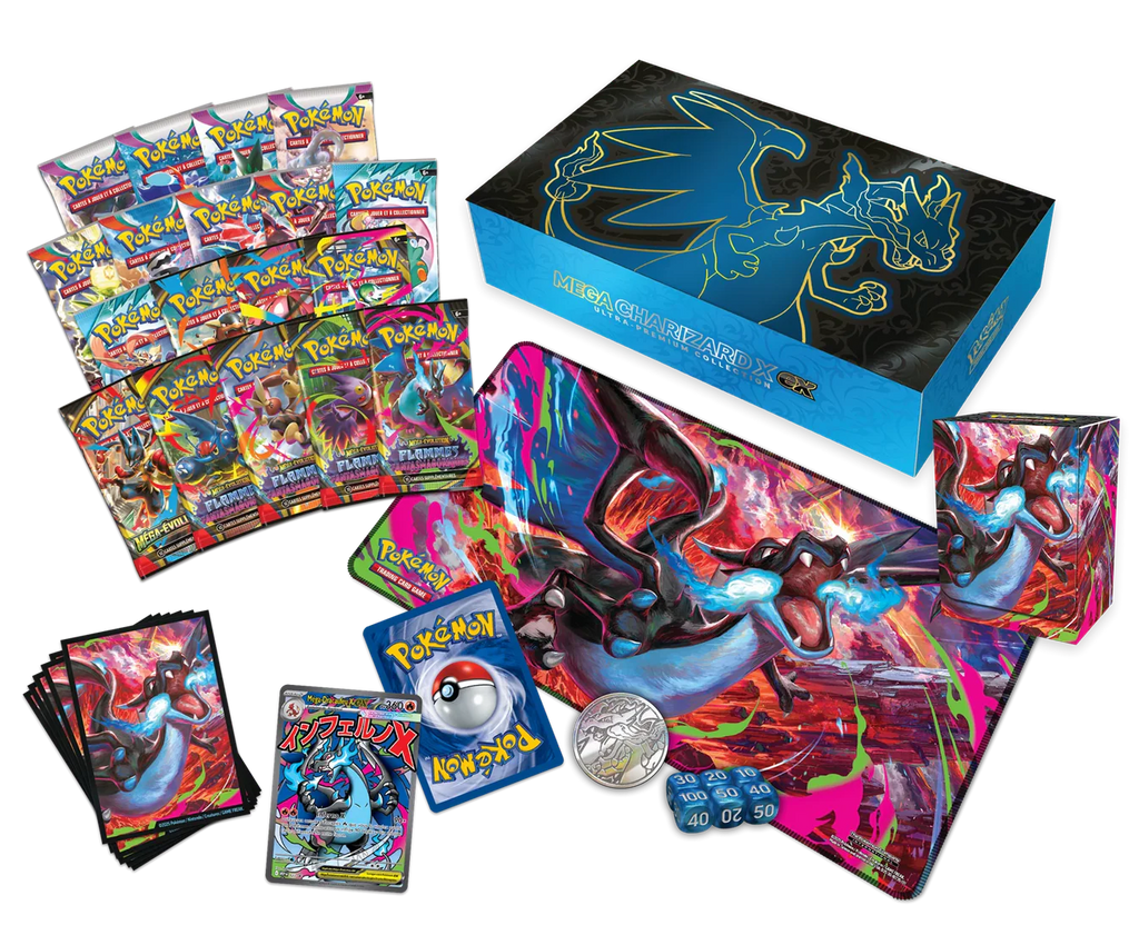 Pokémon – Coffret Collection Ultra-Premium Pokémon Méga-Dracaufeu X-EX