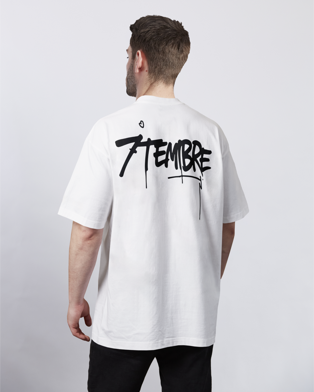 T-shirt Oversize 7TEMBRE – Blanc & Noir