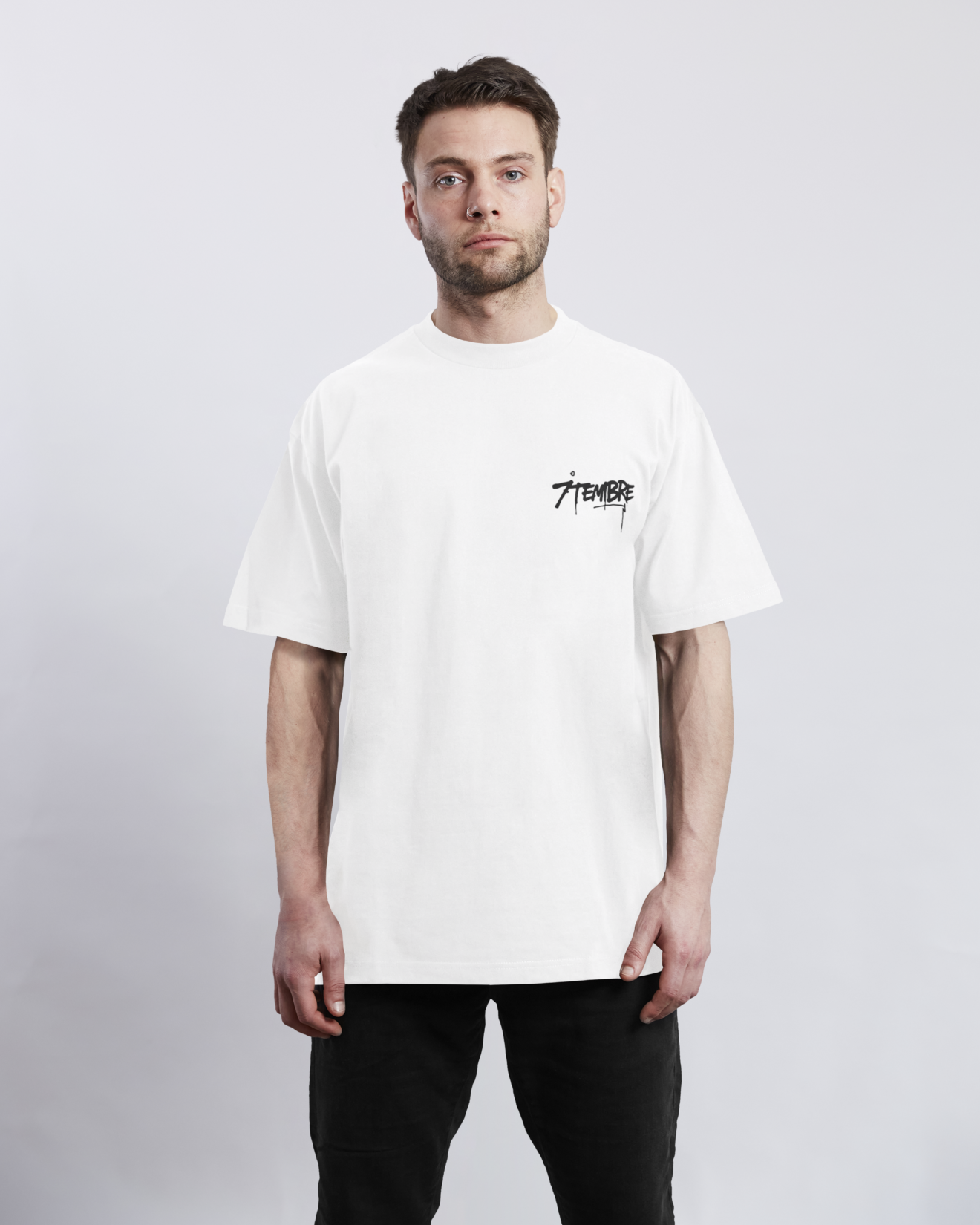 T-shirt Oversize 7TEMBRE – Blanc & Noir