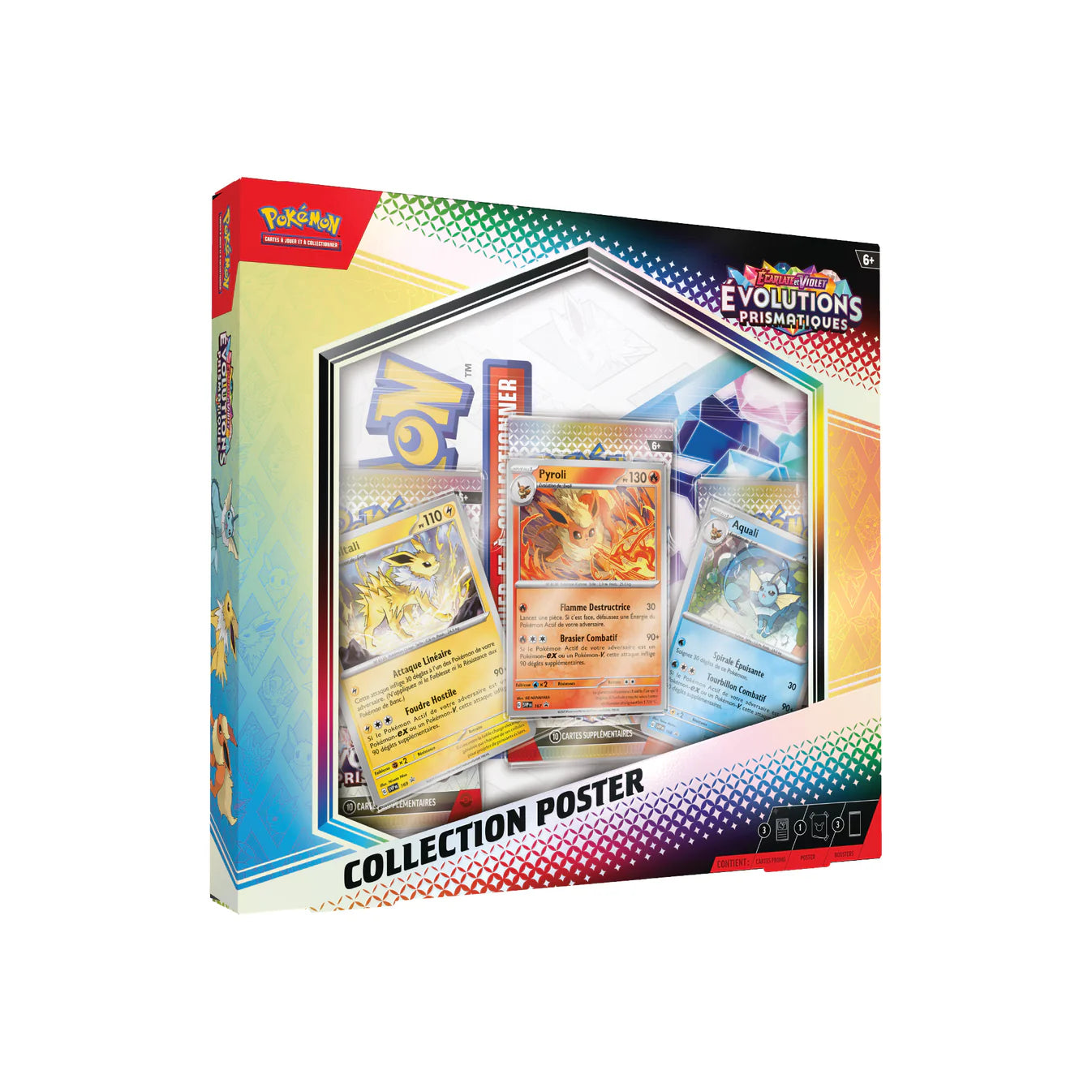 Pokémon – Collection Poster “Évolution Prismatique” (Écarlate & Violet)